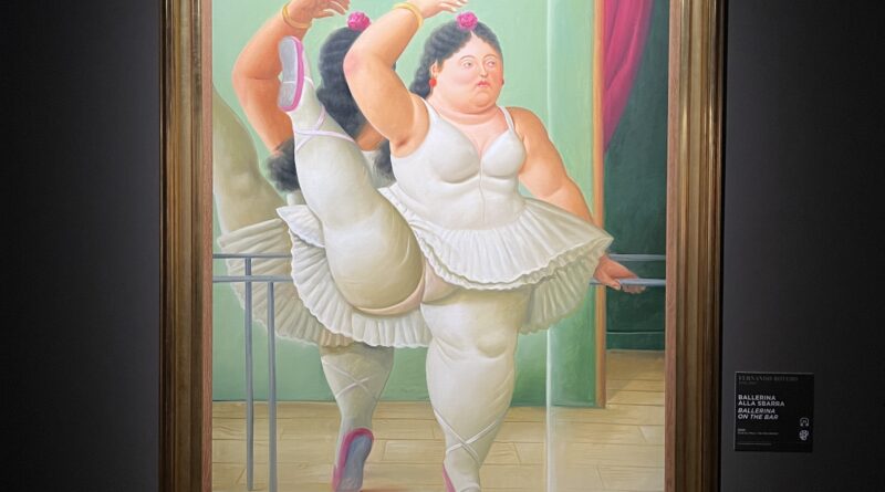 botero ballerina alla sbarra 2001